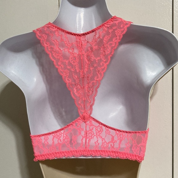 VICTORIAS SECRET Bralette Salamander Pink Womens Small Petite - Picture 7 of 11